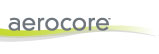 aerocore logo with trademark and green wave